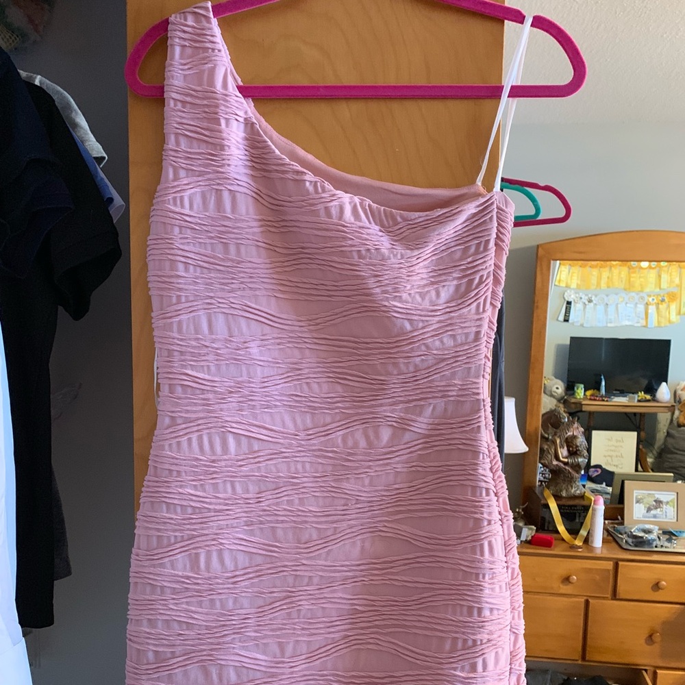 Pink bodycon cocktail dress. Worn once.